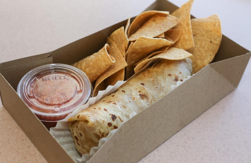 Tito's Burrito with Chips and Salsa